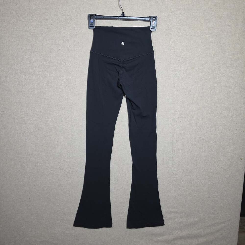 Lululemon Align High-Rise Mini-Flare Pants Size 2 Black Nulu Yoga Leggings